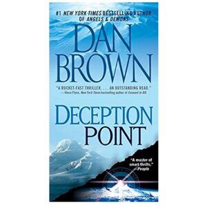 Deception Point Dan Brown Book Paperback Mystery Thriller Suspense Fiction Read